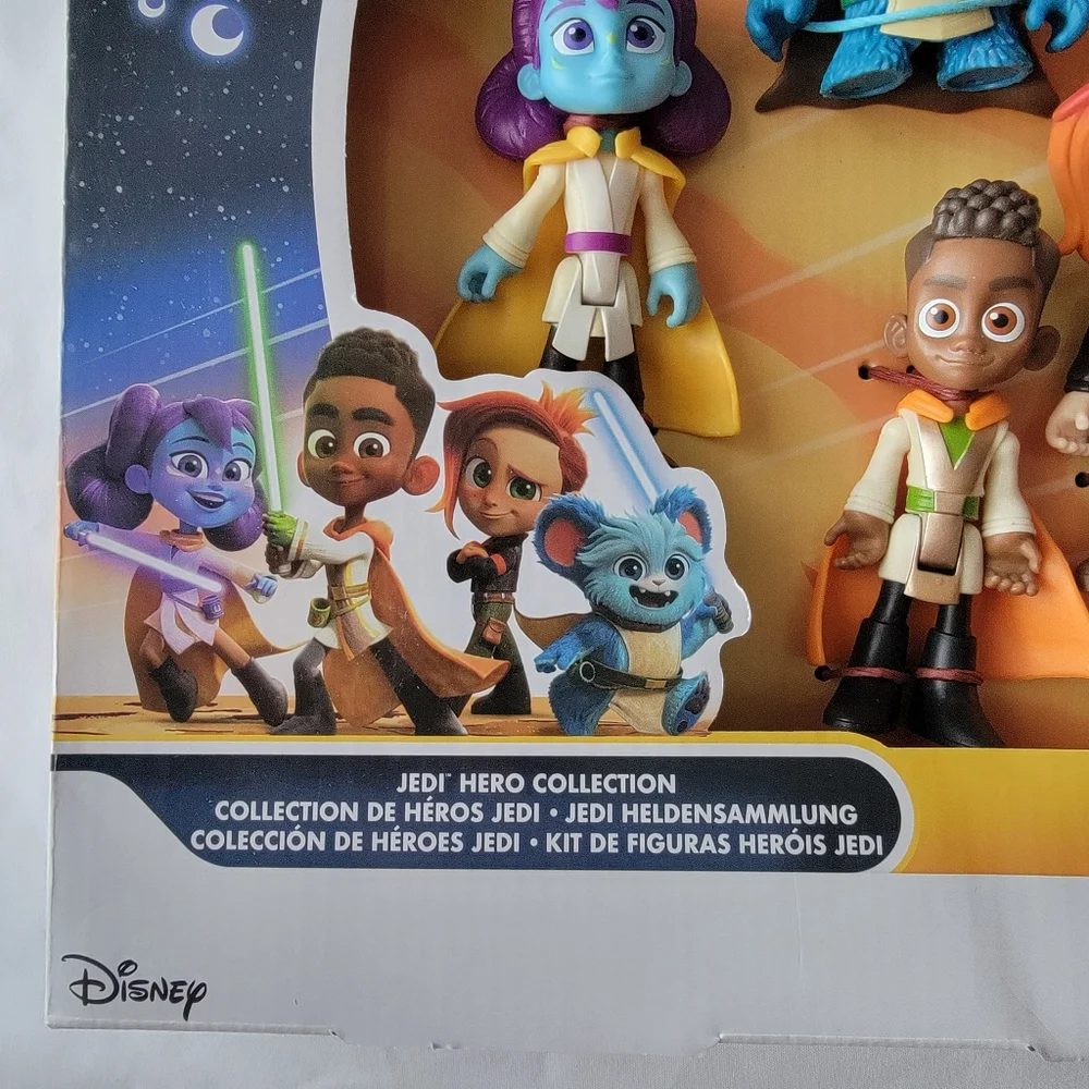 Star Wars Young Jedi Adventures Hero Collection 4 Figures 6 Accessories Toy Set